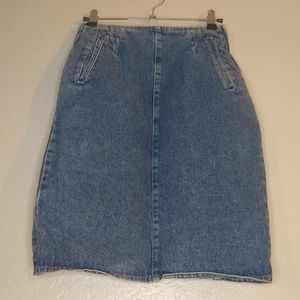 Vintage Calvin Klein Sport Petite Denim Skirt 2